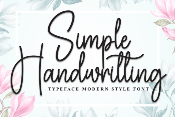 Download Simple Handwritting - Handwritting Collection