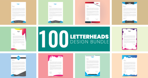 Download Letterheads Design Bundle - Letterheads Collection