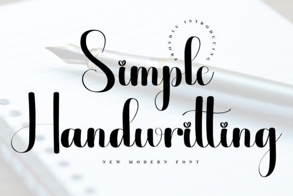 Download Simple Handwritting - Handwritting Collection