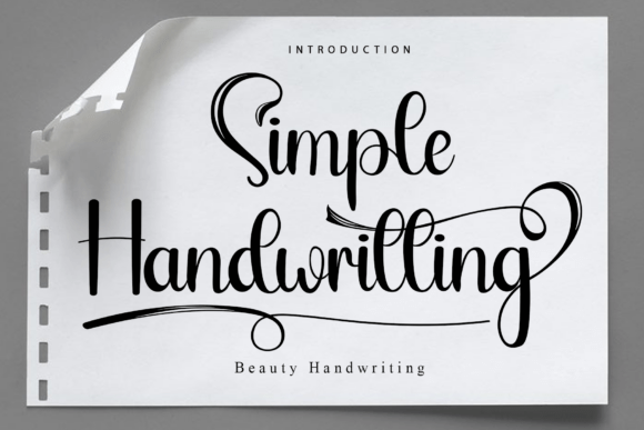 Download Simple Handwritting - Handwritting Collection
